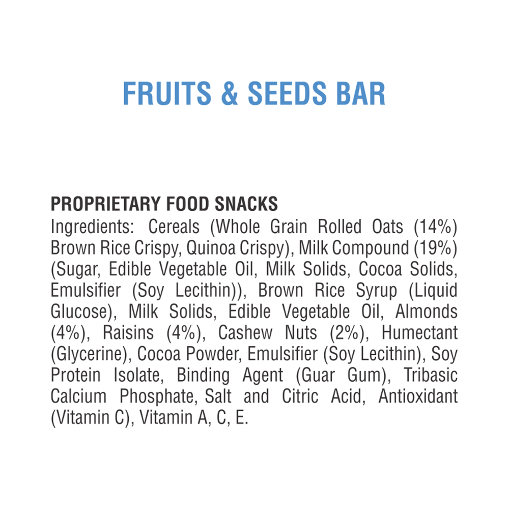RiteBite Nutrition Bar with 4gm Protein Fruit and Seeds - Image 4