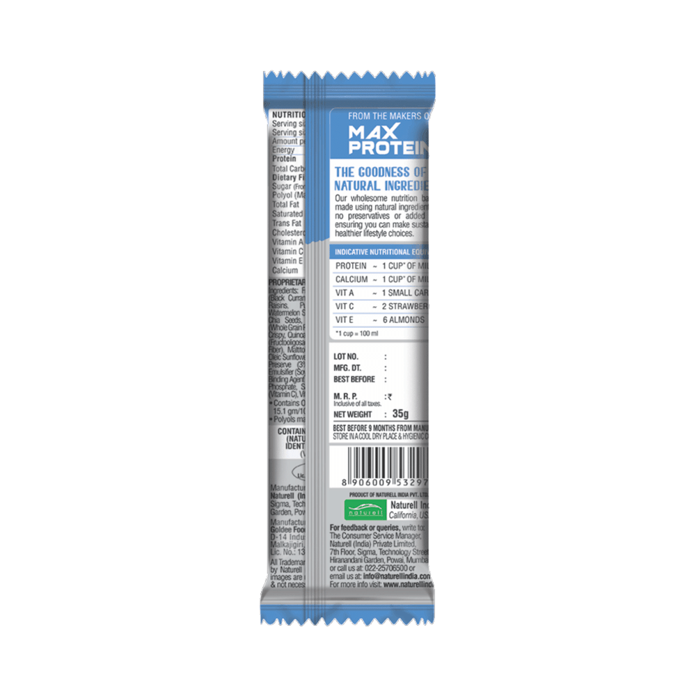 RiteBite Nutrition Bar with 4gm Protein Fruit and Seeds - Image 2