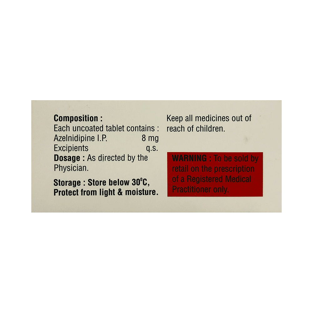 Azeldip 8mg Tablet - Image 3