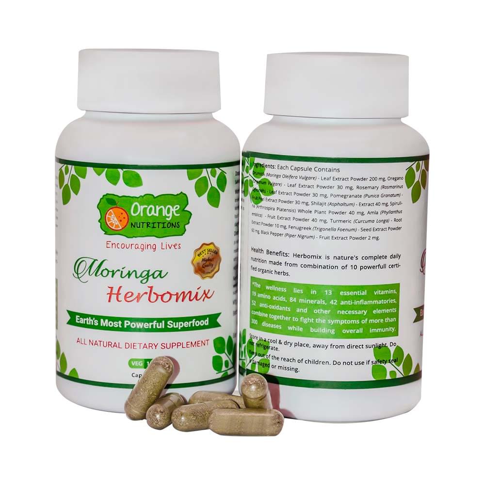 Orange Nutrition Moringa Herbomix Capsule - Image 3