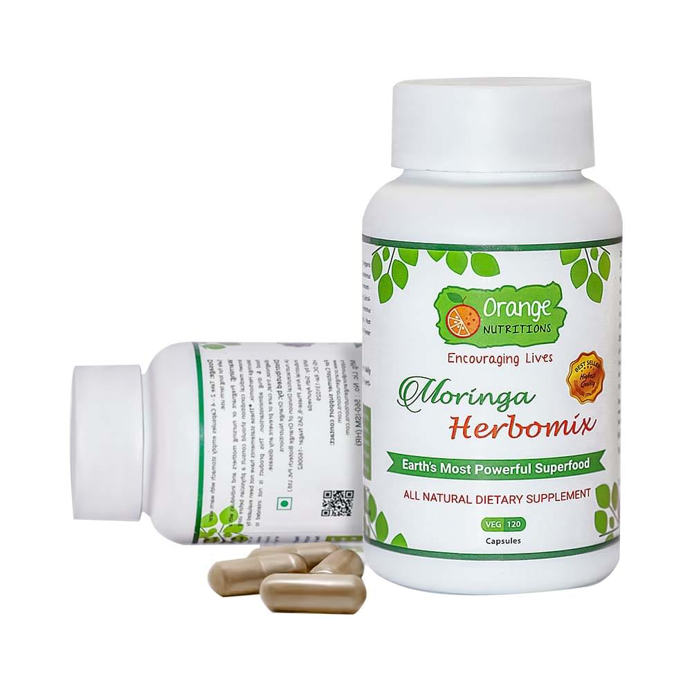 Orange Nutrition Moringa Herbomix Capsule - Image 2