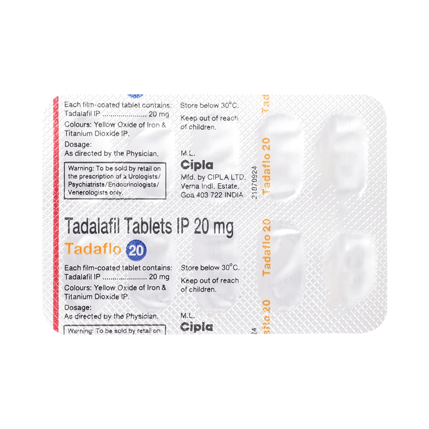 Tadaflo 20mg Tablet - Image 6
