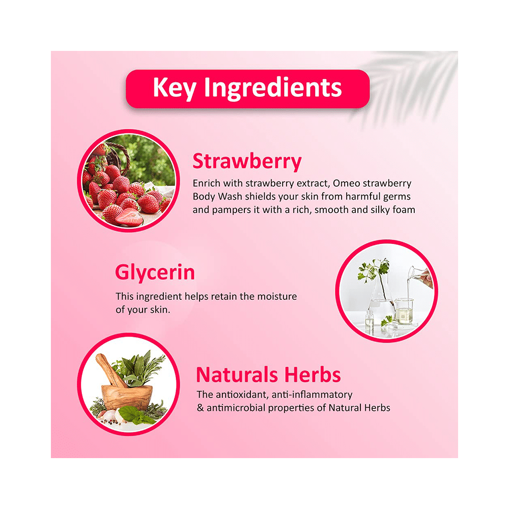 Omeo Berry Blossom Body Wash (180ml Each) - Image 4