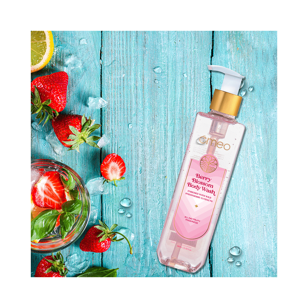 Omeo Berry Blossom Body Wash (180ml Each) - Image 3
