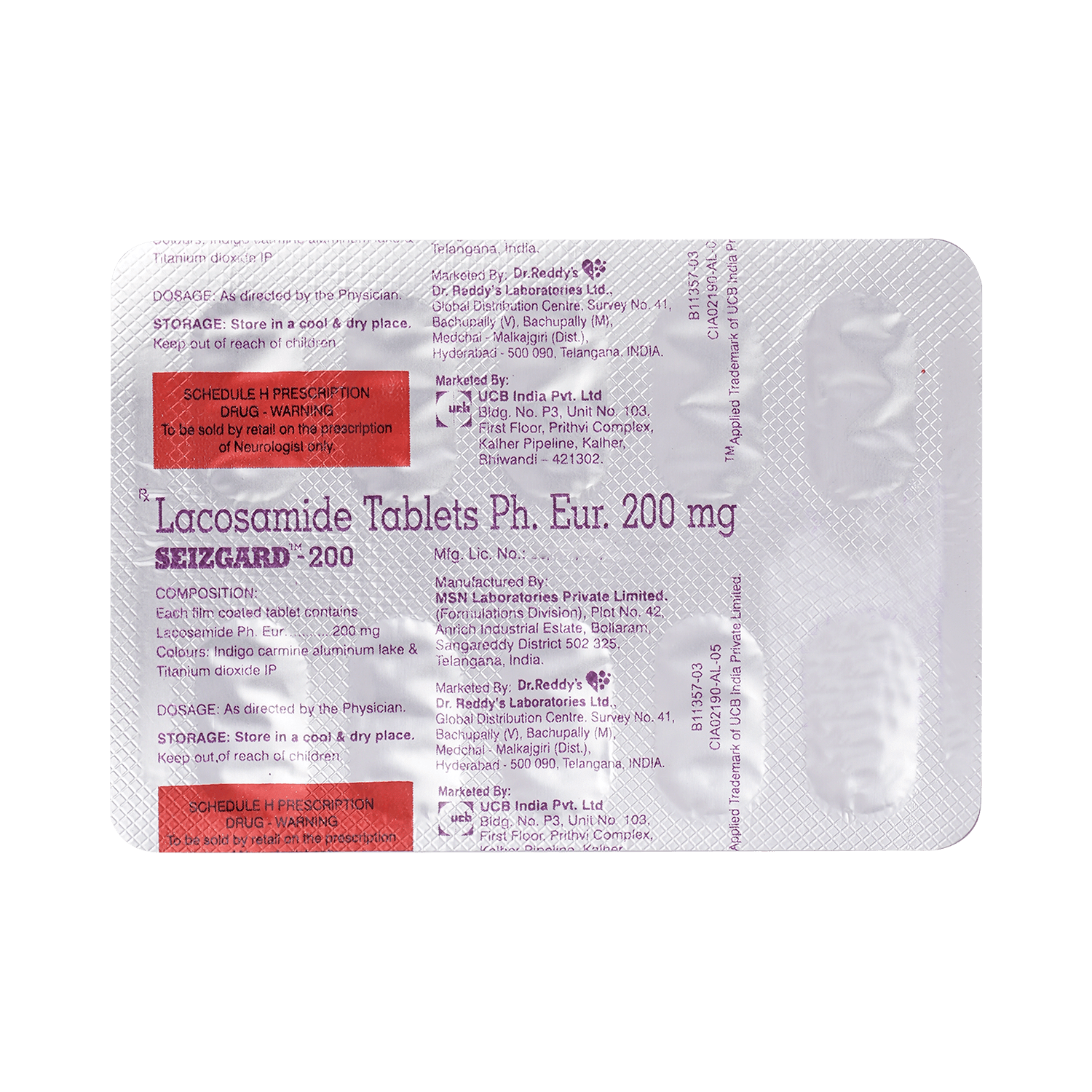Seizgard 200mg Tablet - Image 5