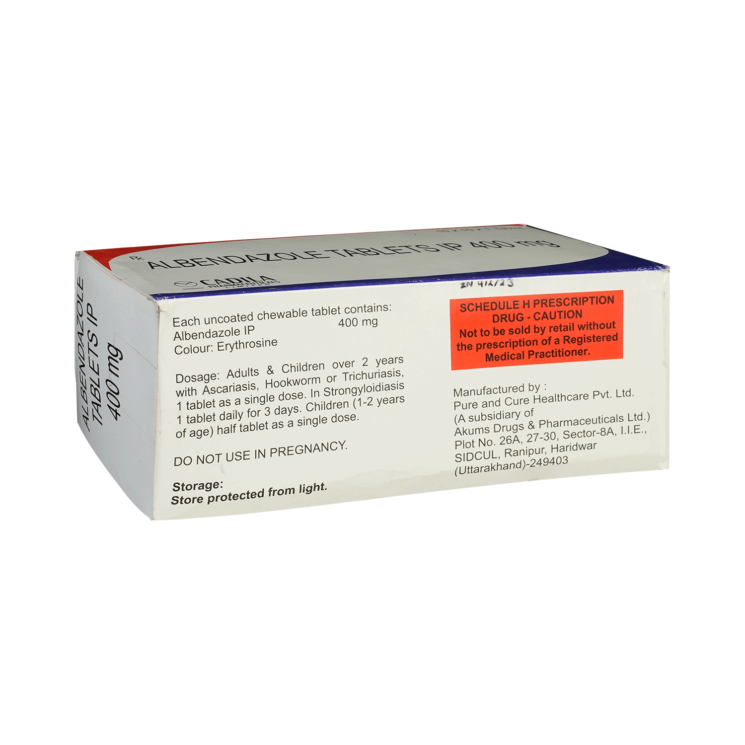 Albendazole 400mg Tablet - Image 3