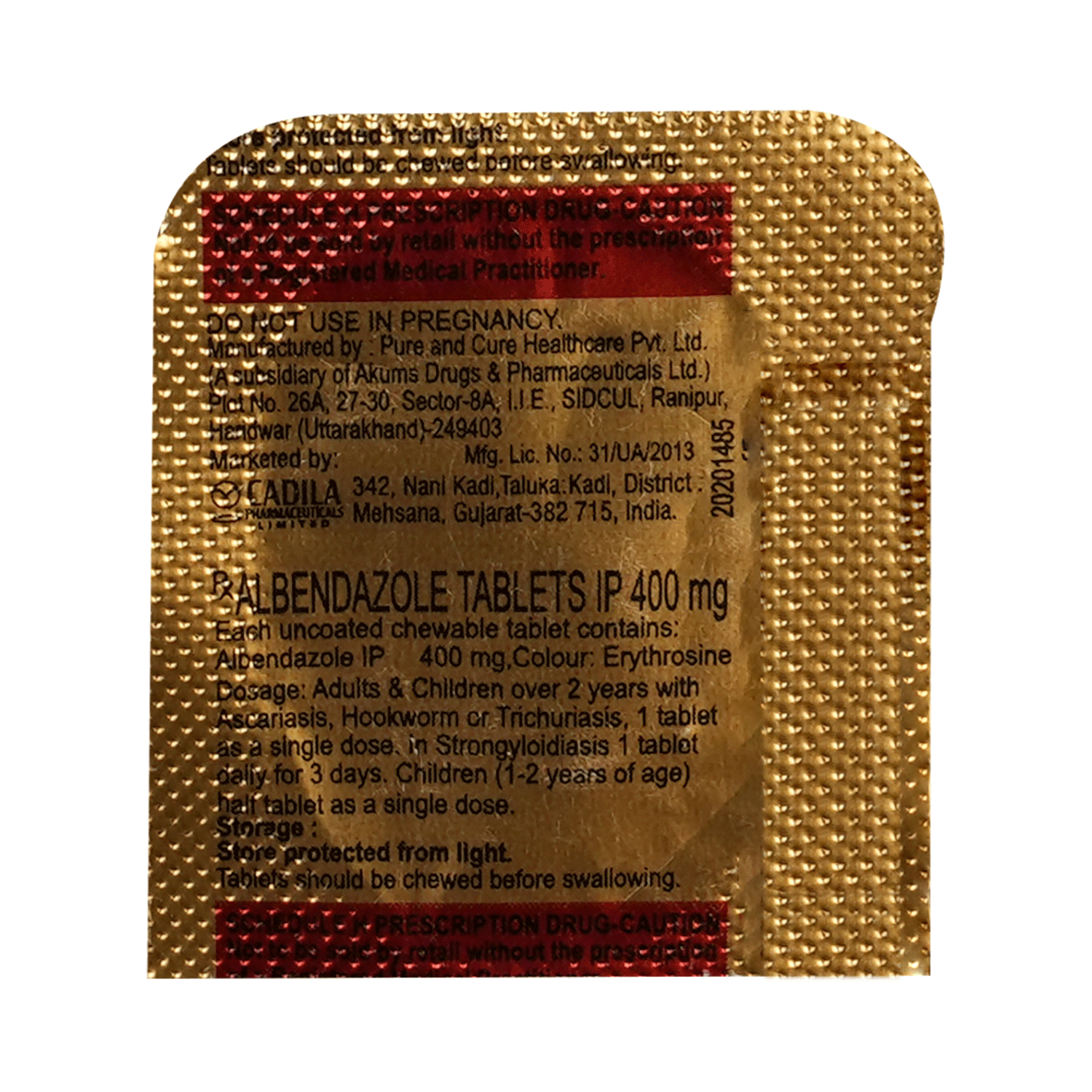 Albendazole 400mg Tablet - Image 6