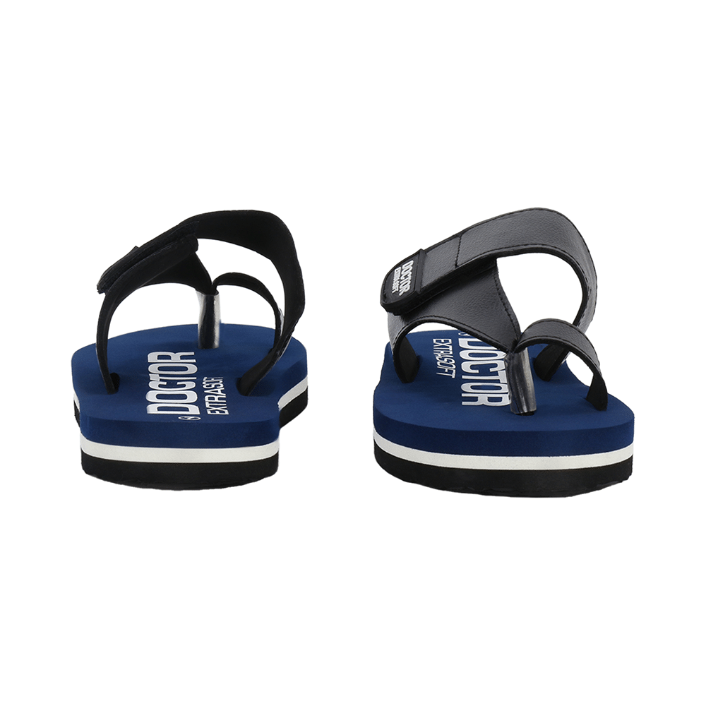 Doctor Extra Soft D26 Care Orthopaedic Diabetic Dr Stylish House Flip-Flop and Thump Ring Slip for Men Navy 5 - Image 6