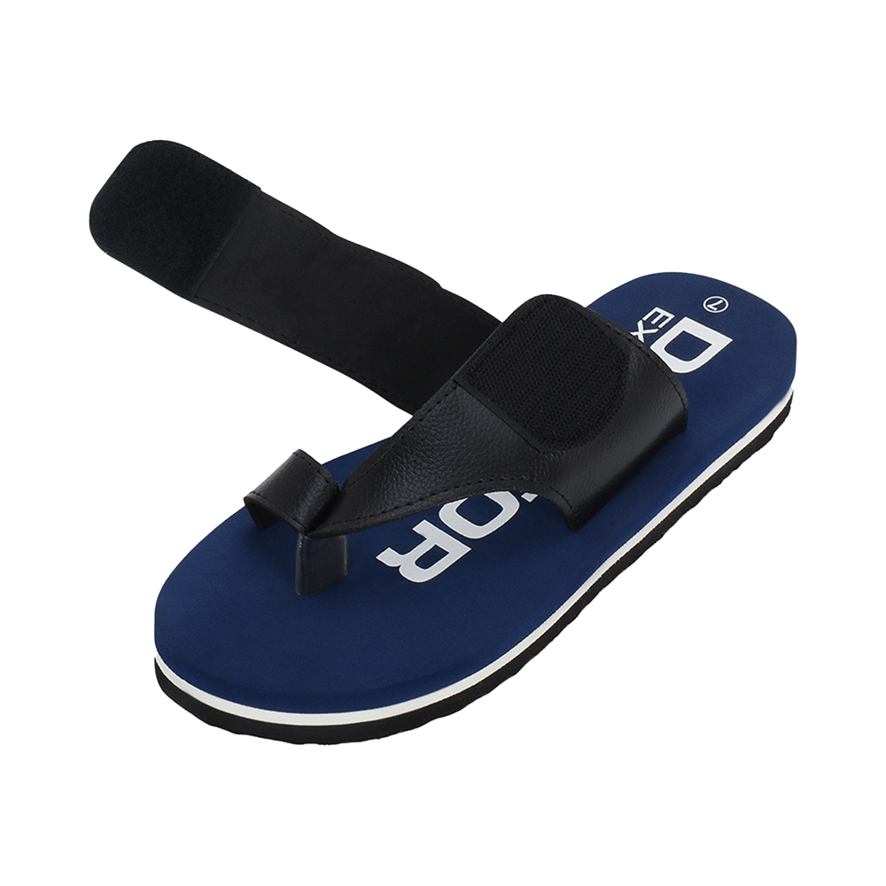 Doctor Extra Soft D26 Care Orthopaedic Diabetic Dr Stylish House Flip-Flop and Thump Ring Slip for Men Navy 5 - Image 7