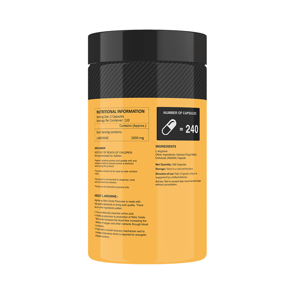 MyFitFuel L-Arginine (2000mg) Capsule - Image 2