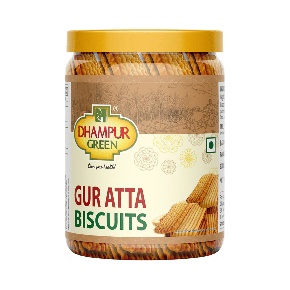 Dhampur Green Gur Atta Biscuit - Image 1