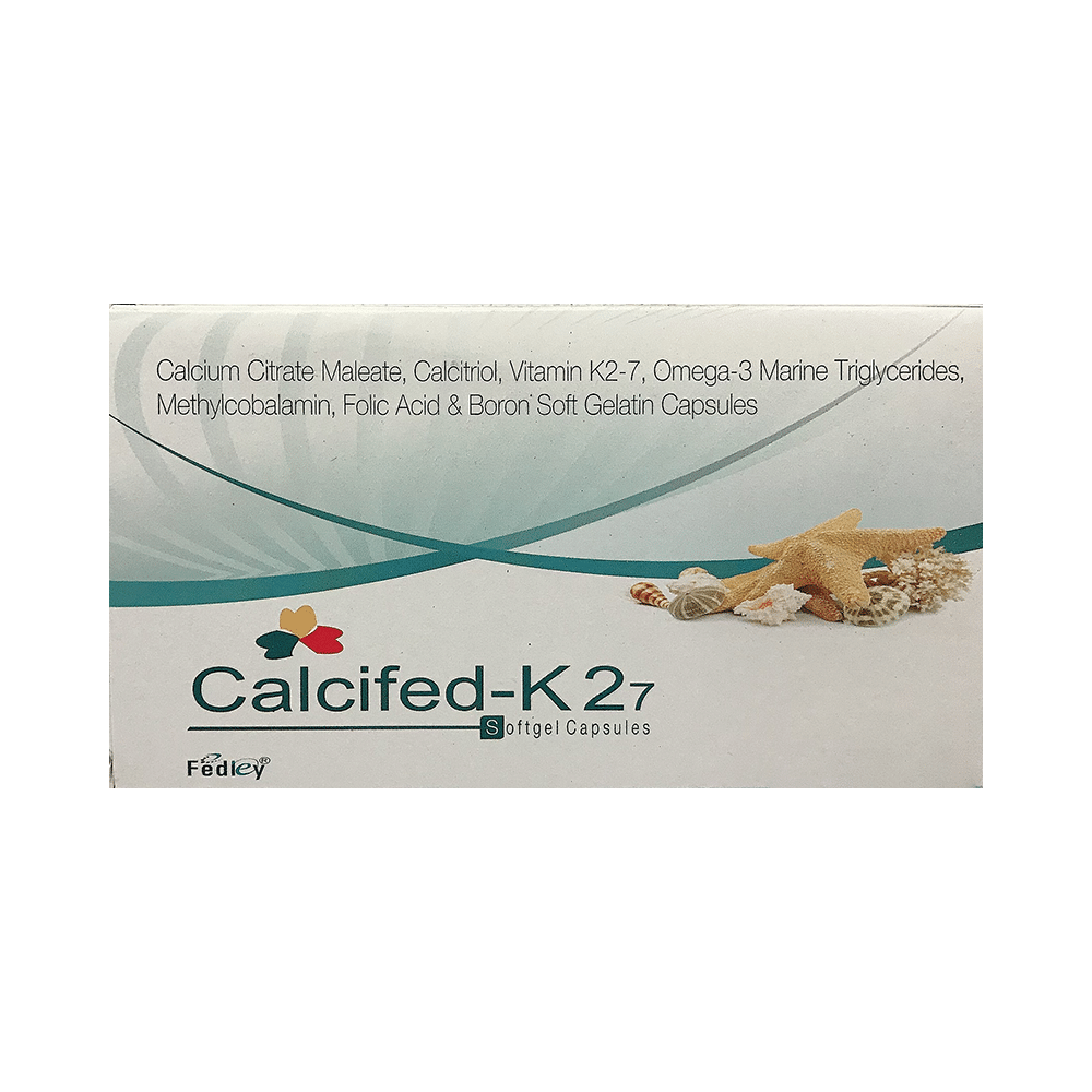 Calcifed-K2 7 Softgel Capsule - Image 1