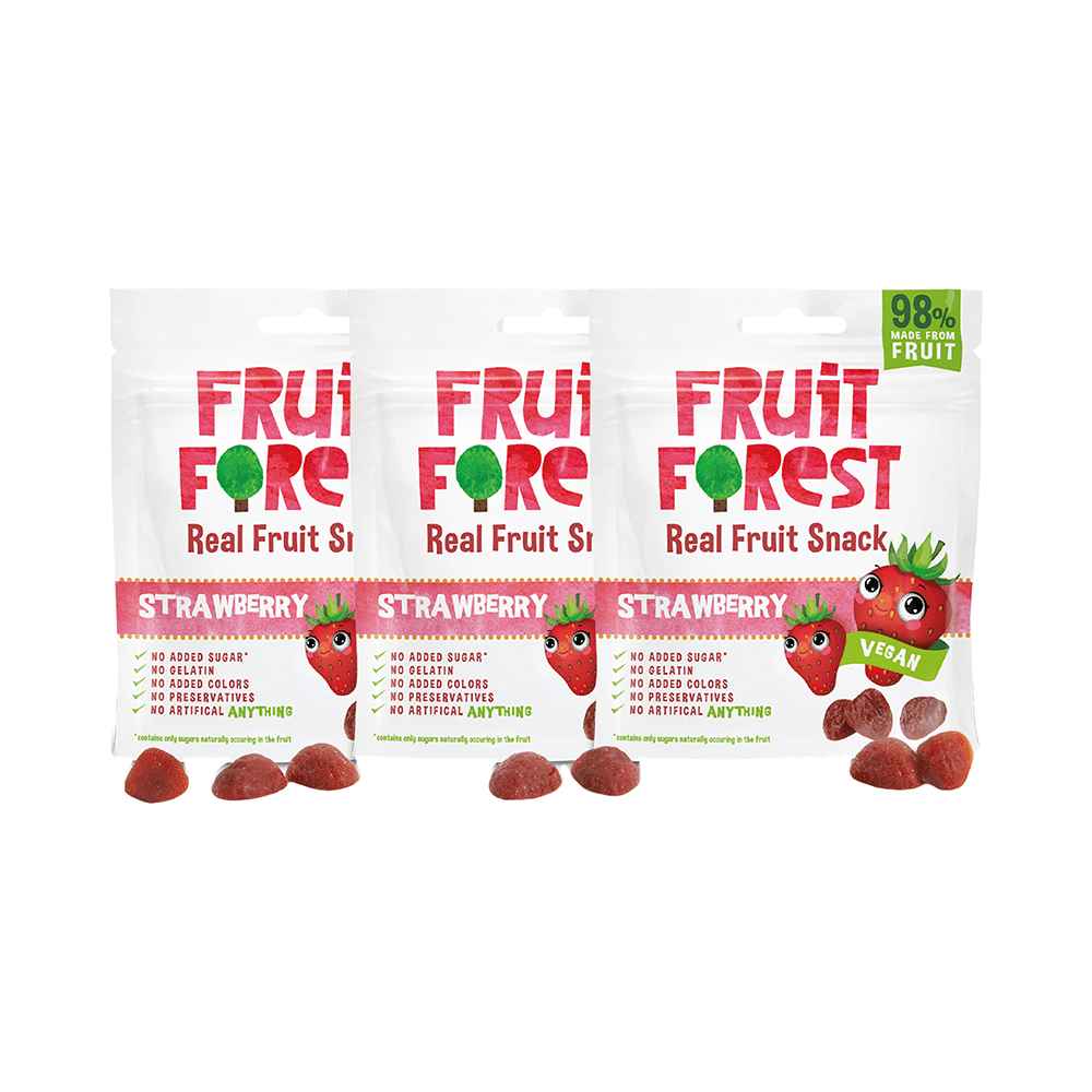 Fruit Forest Real Fruit Snack (30gm Each) Strawberry - Image 2