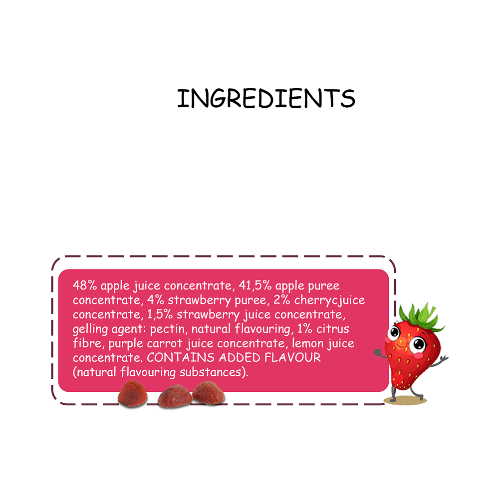 Fruit Forest Real Fruit Snack (30gm Each) Strawberry - Image 5
