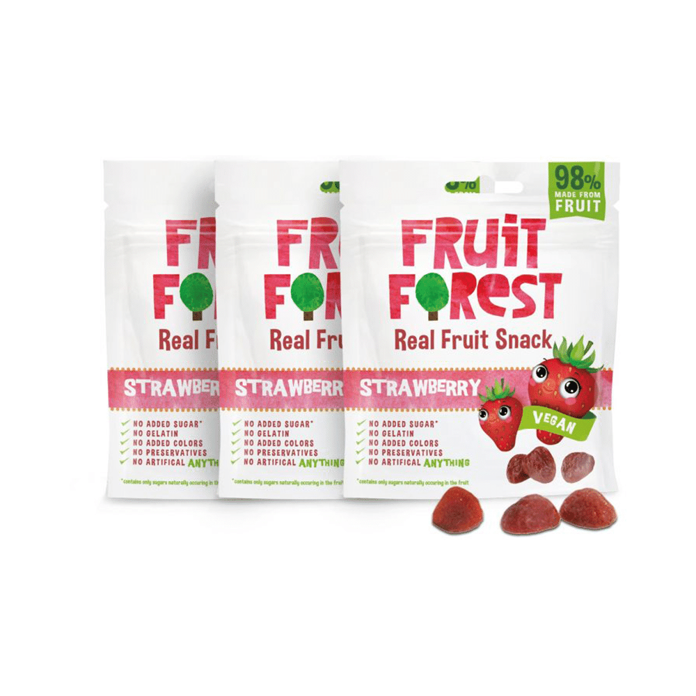 Fruit Forest Real Fruit Snack (30gm Each) Strawberry - Image 1