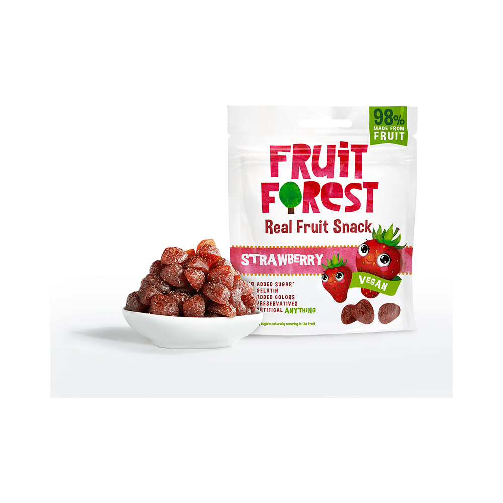 Fruit Forest Real Fruit Snack (30gm Each) Strawberry - Image 3