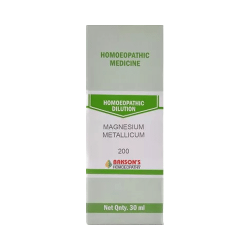 Bakson's Homeopathy Magnesium Metallicum Dilution 200 - Image 1