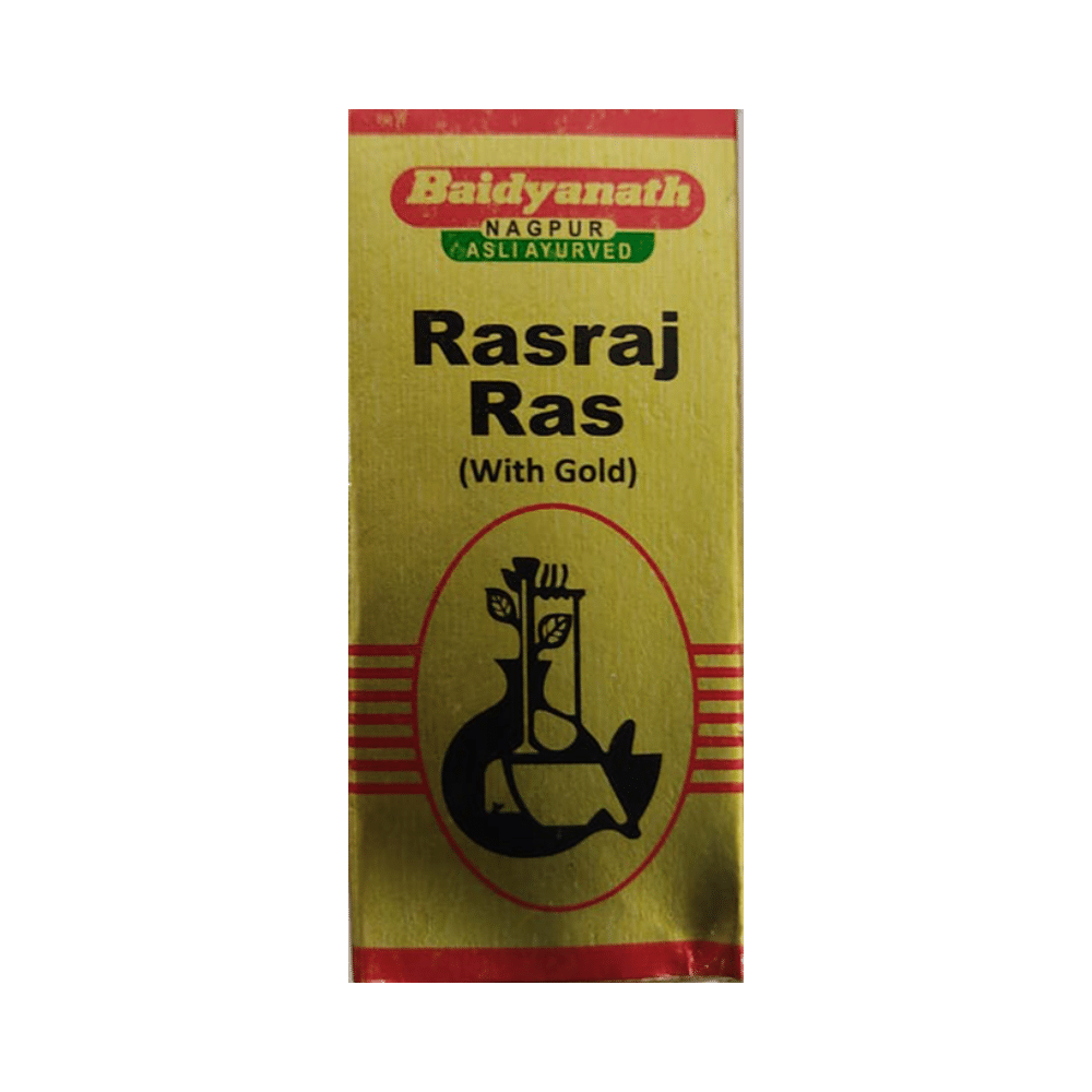 Baidyanath (Nagpur) Rasraj Ras with Gold | For Vata Ailments - Image 1