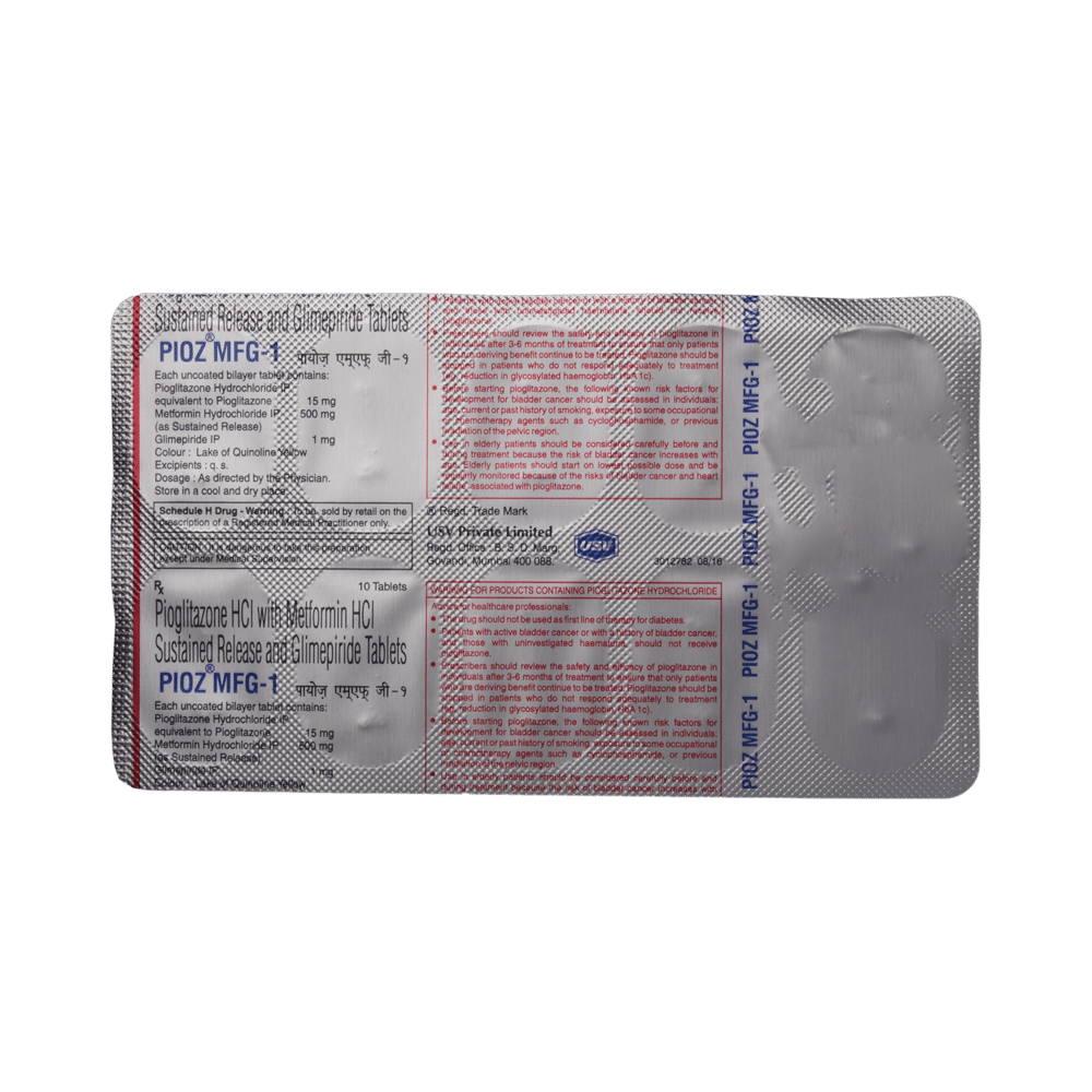 Pioz MF G 1 Tablet SR - Image 5