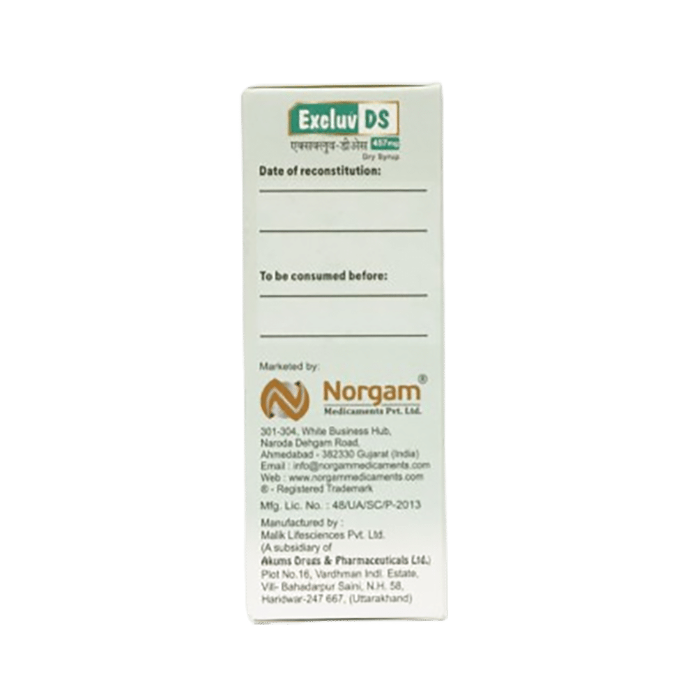 Excluv DS 457mg Dry Syrup - Image 3