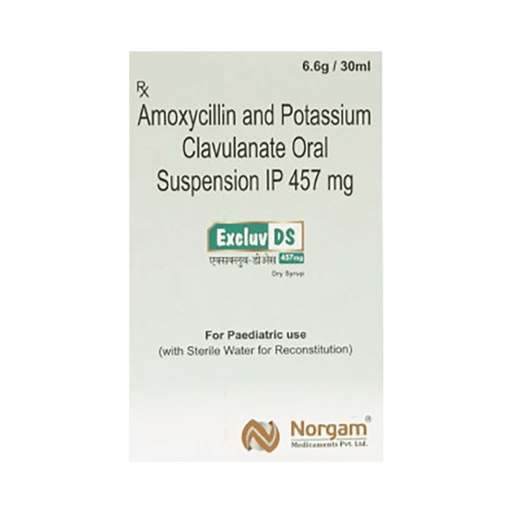 Excluv DS 457mg Dry Syrup