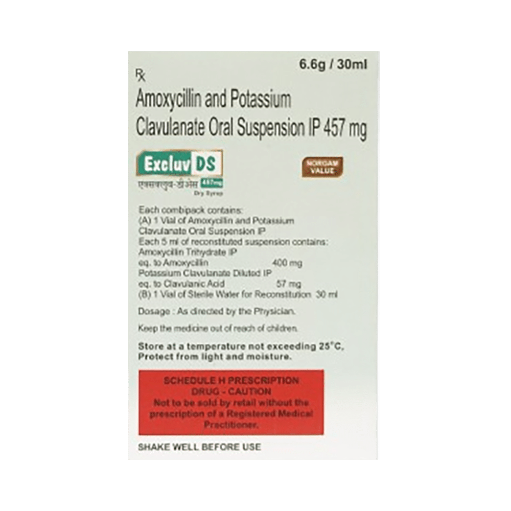 Excluv DS 457mg Dry Syrup - Image 2