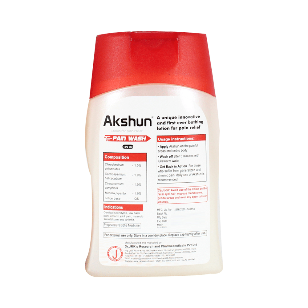 Akshun Pain Wash Lotion - Image 2