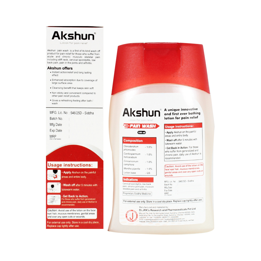 Akshun Pain Wash Lotion - Image 3