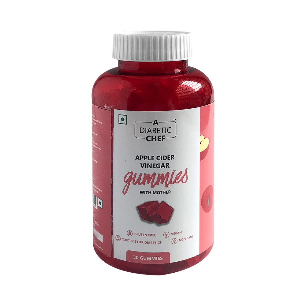 A Diabetic Chef Apple Cider Vinegar Gummies with Mother - Image 1