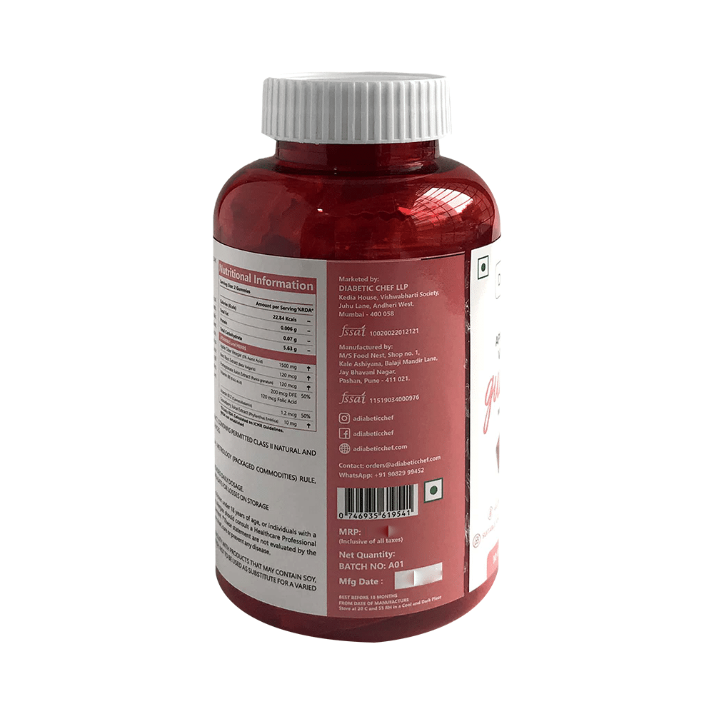 A Diabetic Chef Apple Cider Vinegar Gummies with Mother - Image 2