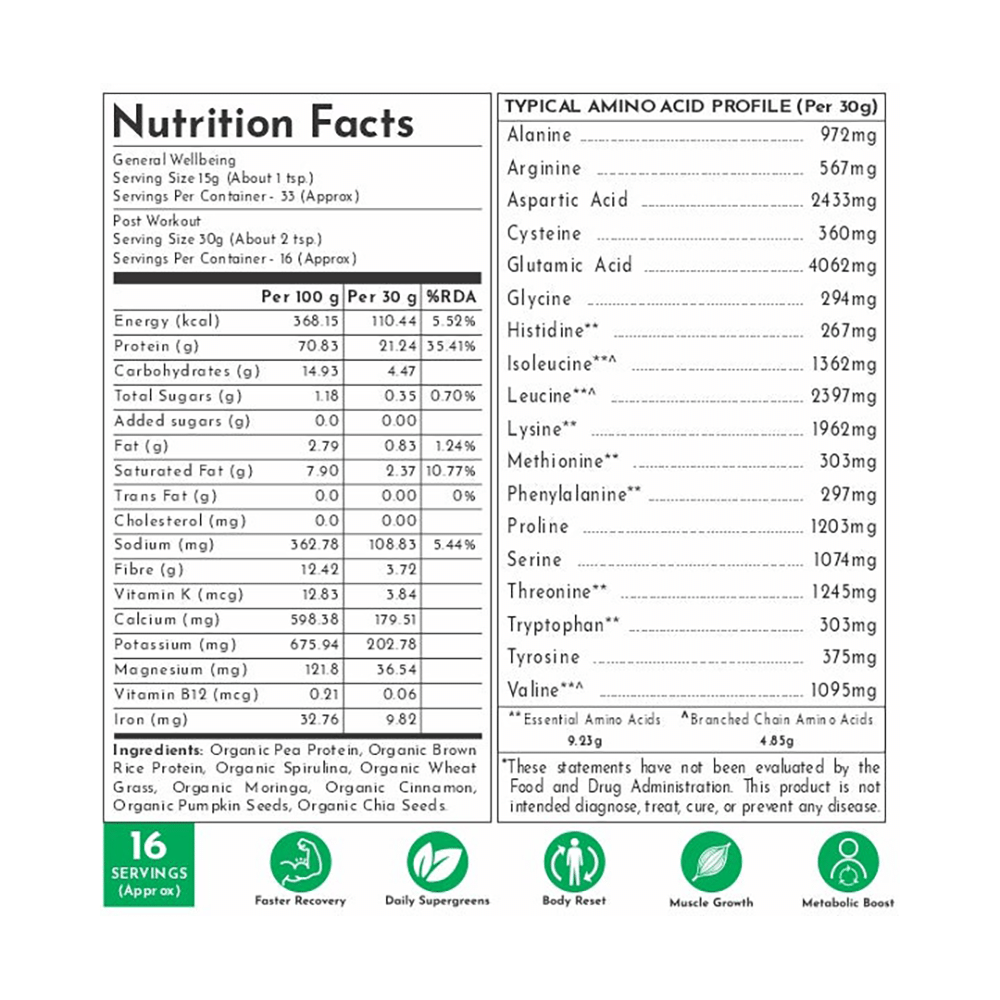 Forest Vegan Lean Protein Unsweetened - Image 2