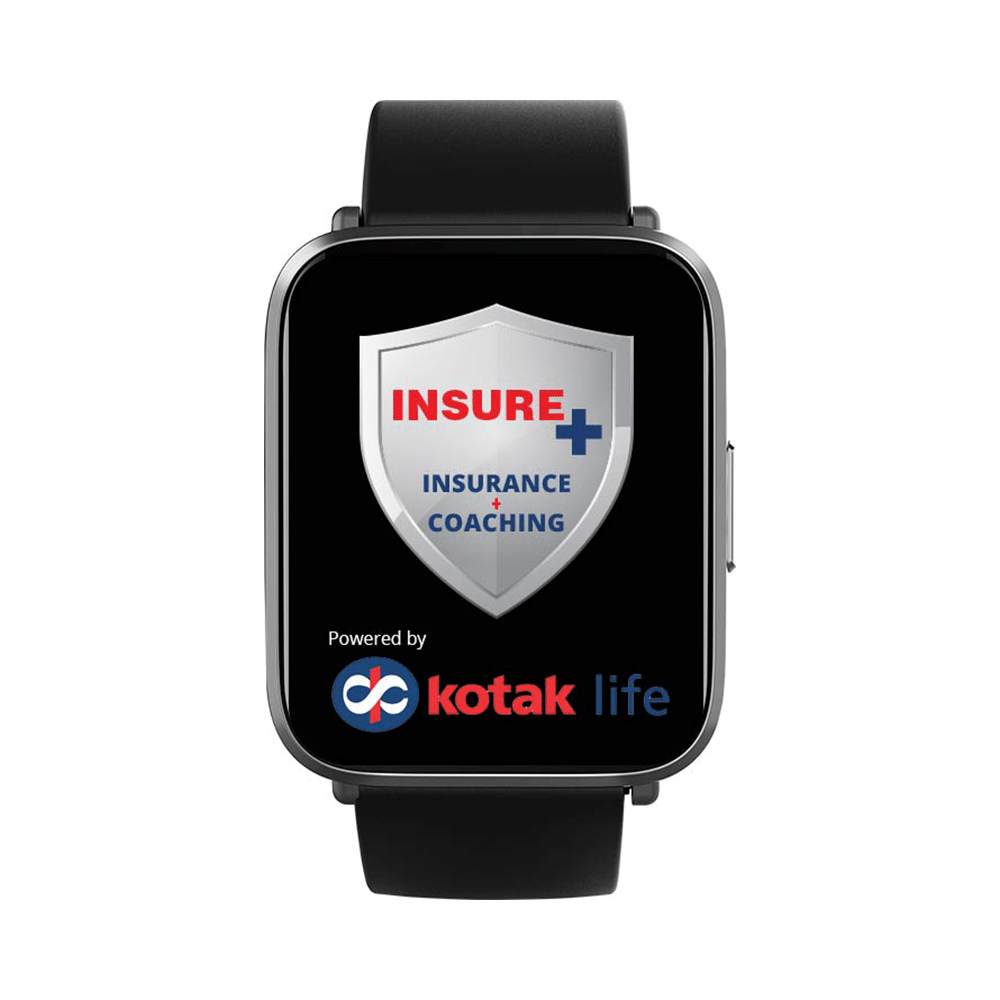 GOQii Smart Vital Ultra with 5 Lakh Health, 1 Lakh Life Insurance and 3 Months Free Health & Fitness Coaching Grey - Image 2