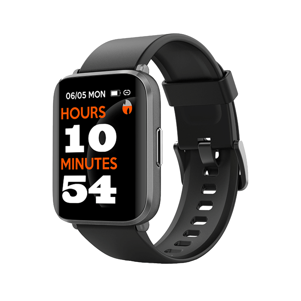 GOQii Smart Vital Ultra with 5 Lakh Health, 1 Lakh Life Insurance and 3 Months Free Health & Fitness Coaching Grey