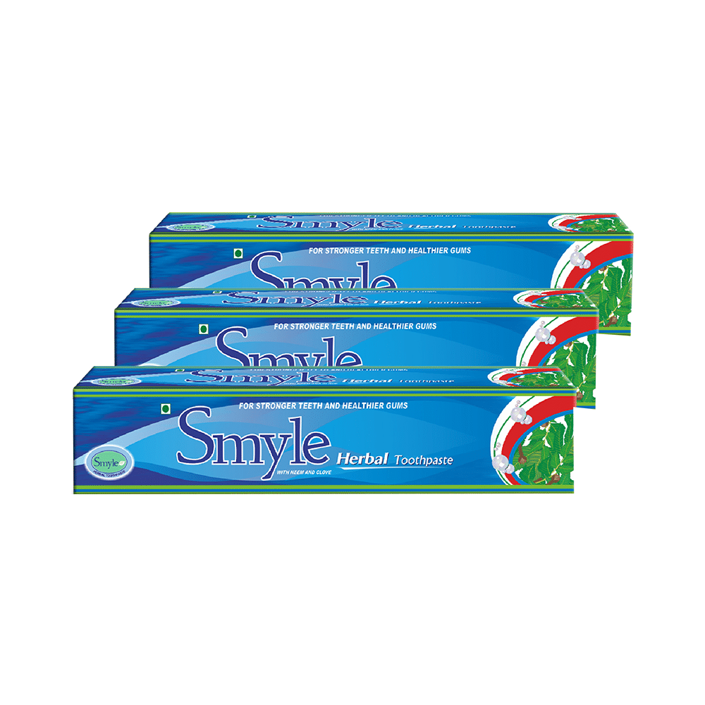Smyle Herbal Toothpaste (100gm Each)