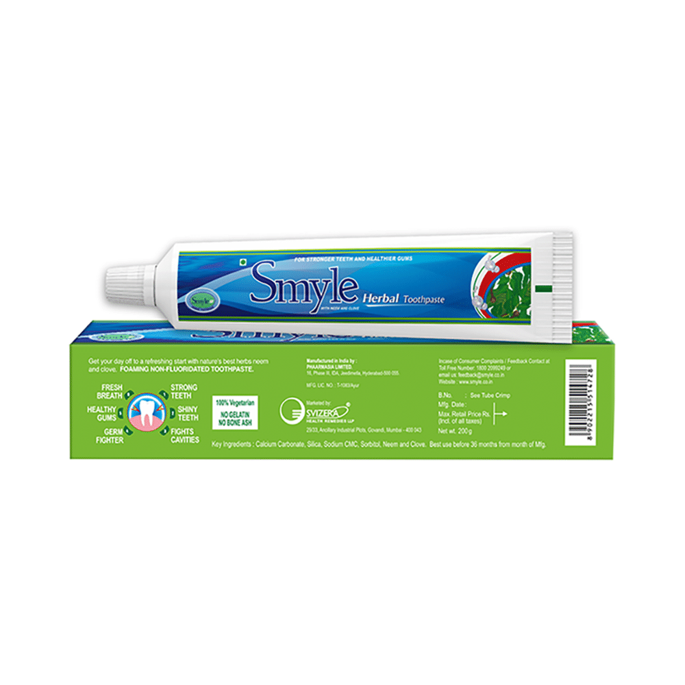 Smyle Herbal Toothpaste (100gm Each) - Image 3