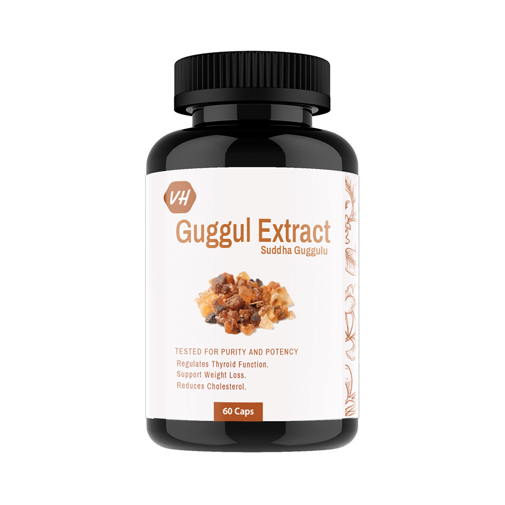 Vitaminhaat Guggul Extract Suddha Guggulu Capsule - Image 1