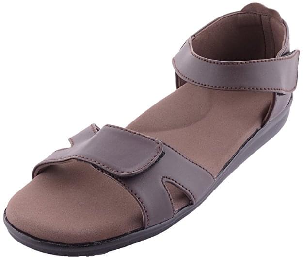 Dia One Orthopedic Sandal Rubber Sole MCP Insole Diabetic Footwear for Women Dia_13 Size 6 - Image 1