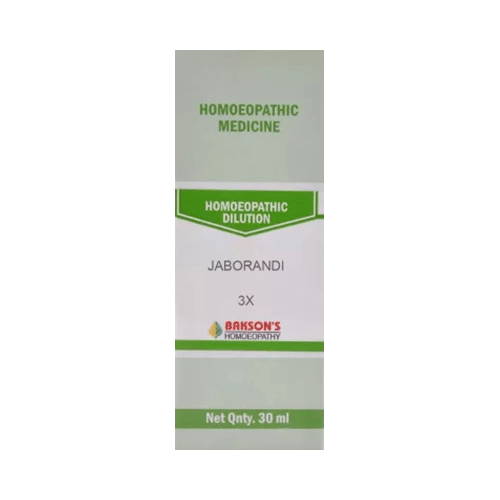 Bakson's Homeopathy Jaborandi Dilution 3X - Image 1