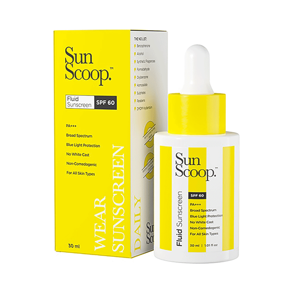 Sun Scoop Hydrating Fluid Spray Sunscreen For Face And Body SPF 60 PA+++
