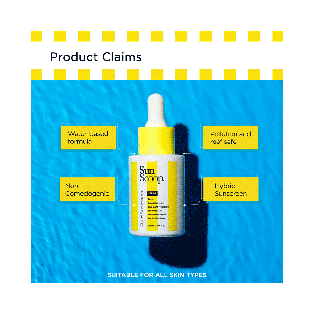 Sun Scoop Hydrating Fluid Spray Sunscreen For Face And Body SPF 60 PA+++ - Image 3