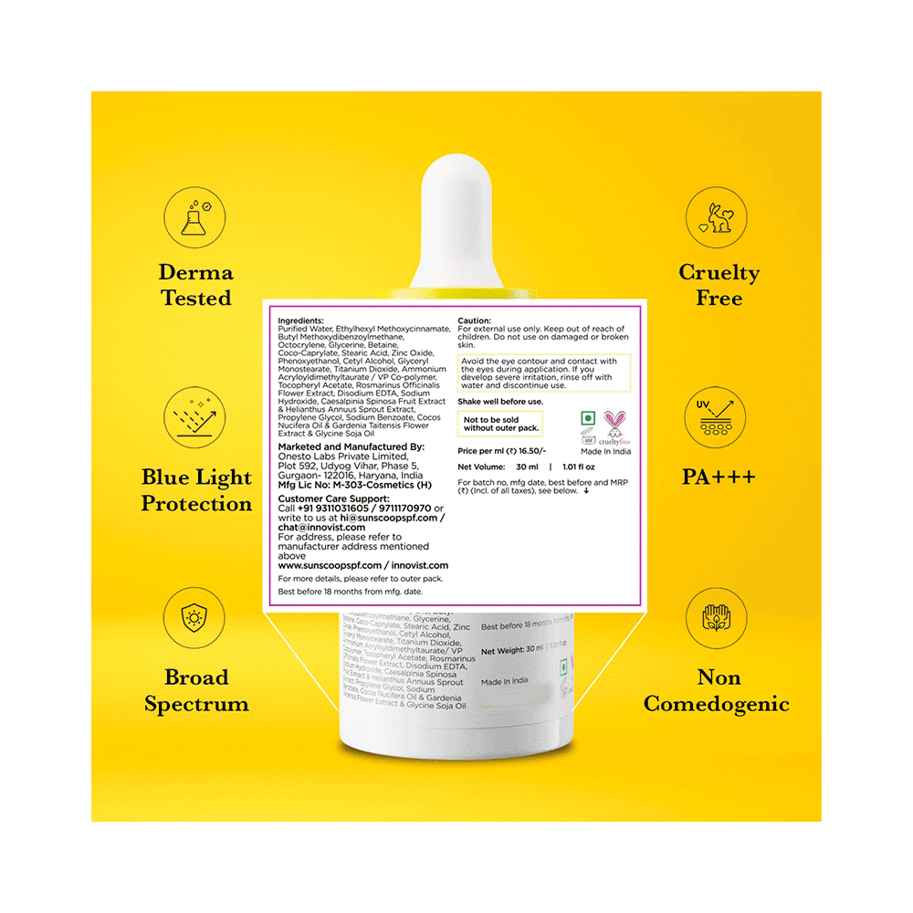 Sun Scoop Hydrating Fluid Spray Sunscreen For Face And Body SPF 60 PA+++ - Image 9