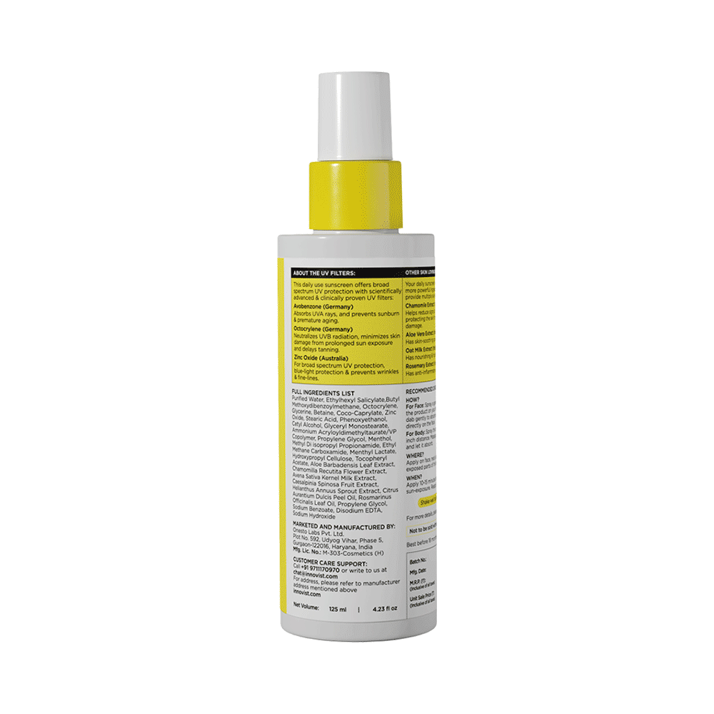 Sun Scoop Hydrating Fluid Spray Sunscreen For Face And Body SPF 60 PA+++ - Image 2