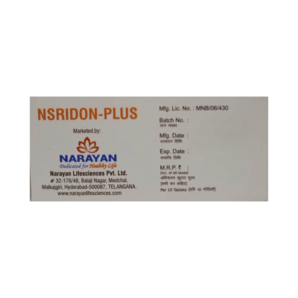 Nsridon-Plus Tablet - Image 3