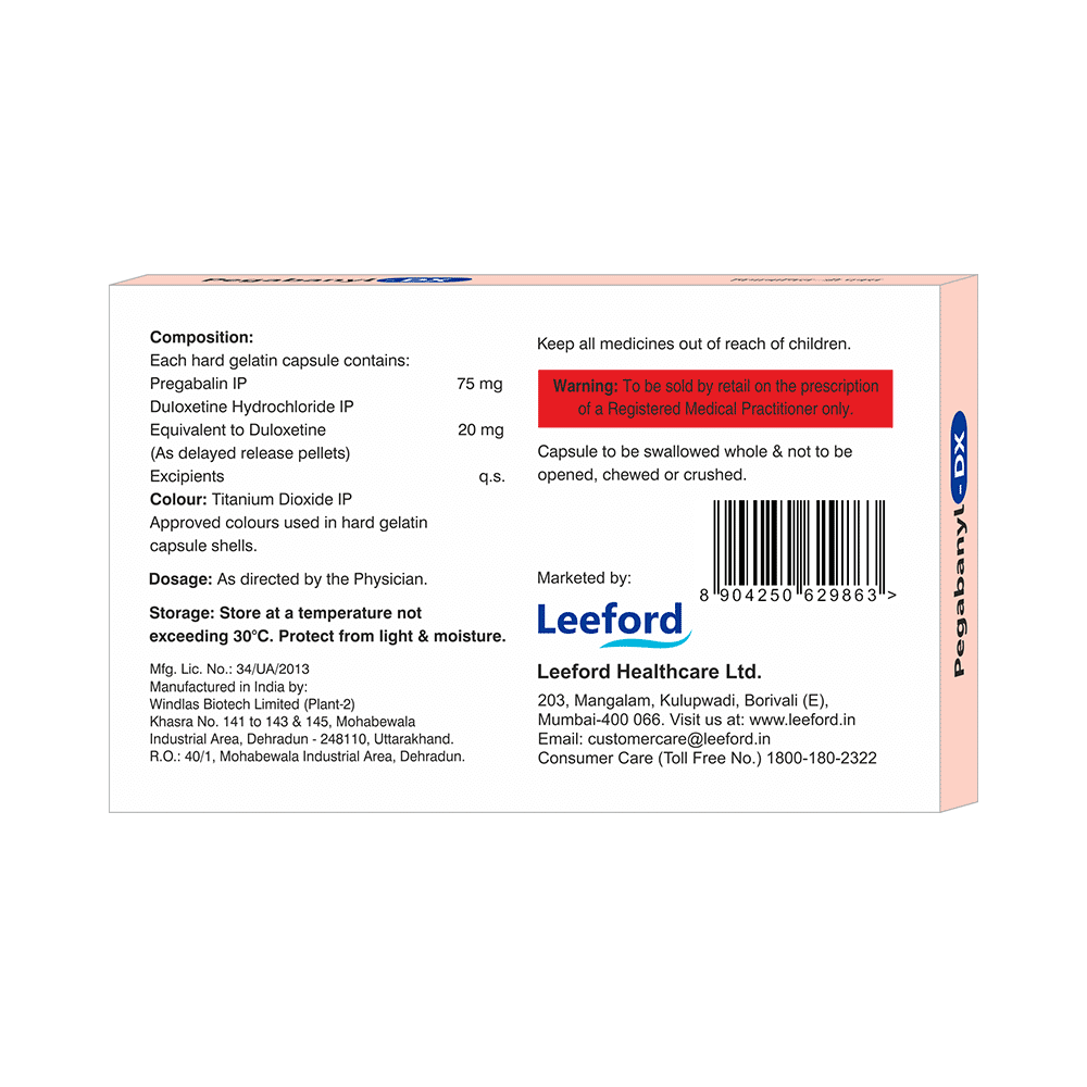 Pegabanyl-DX Capsule DR - Image 2