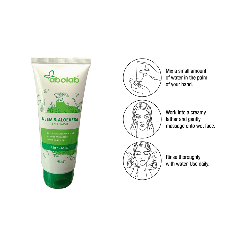 Abolab Neem Aloe Vera Face Wash - Image 3