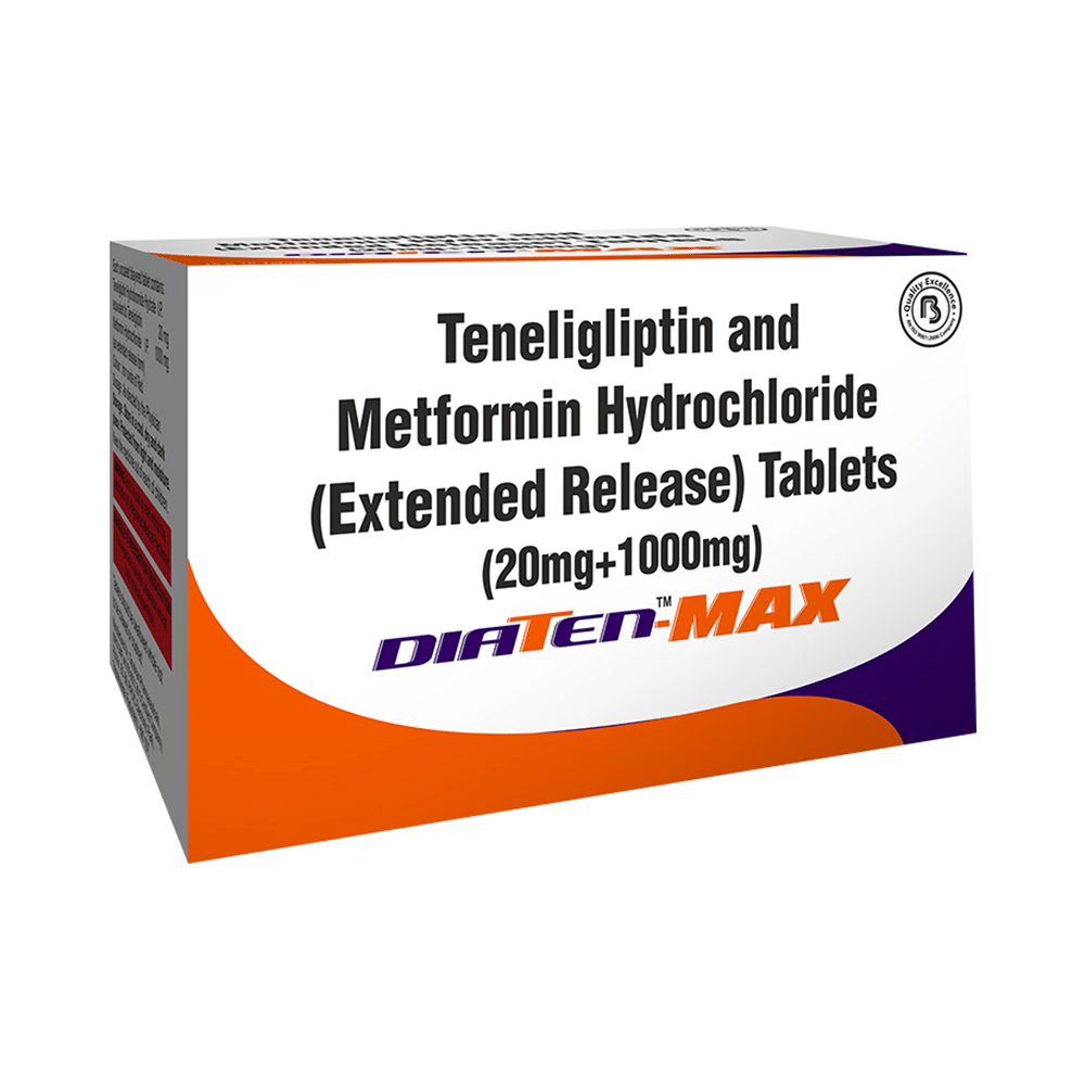 Diaten-Max 1000mg/20mg Tablet - Image 1