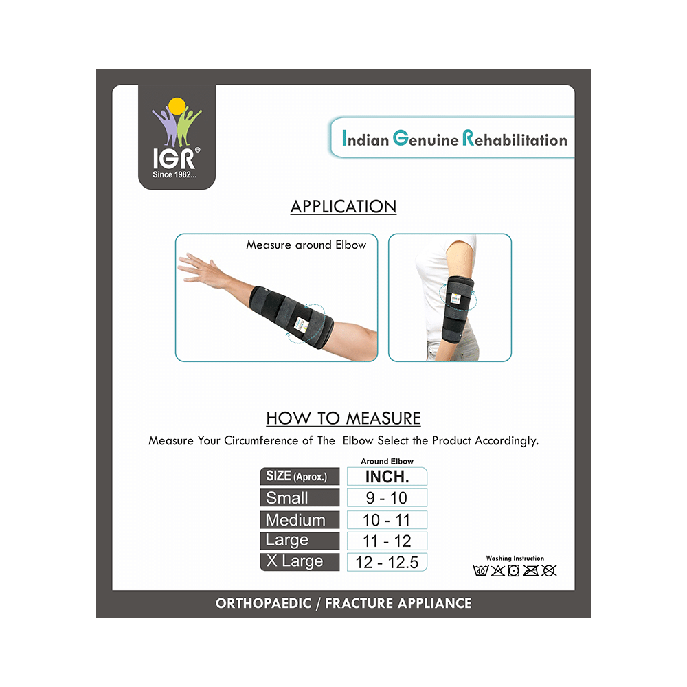 IGR Elbow Immobilizer (Elbow Splint) Grey Small - Image 6