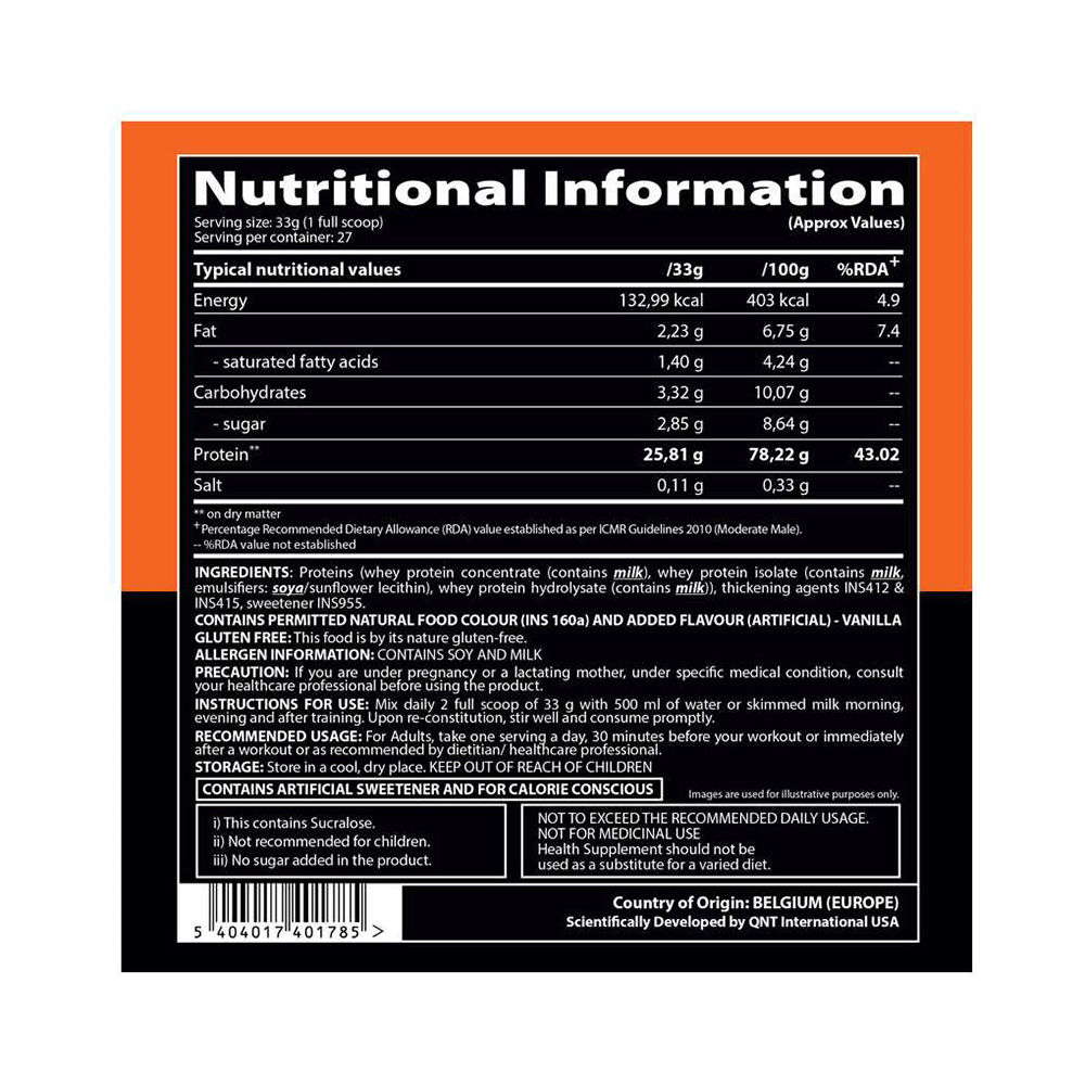 QNT Delicious Whey Protein Vanilla - Image 2