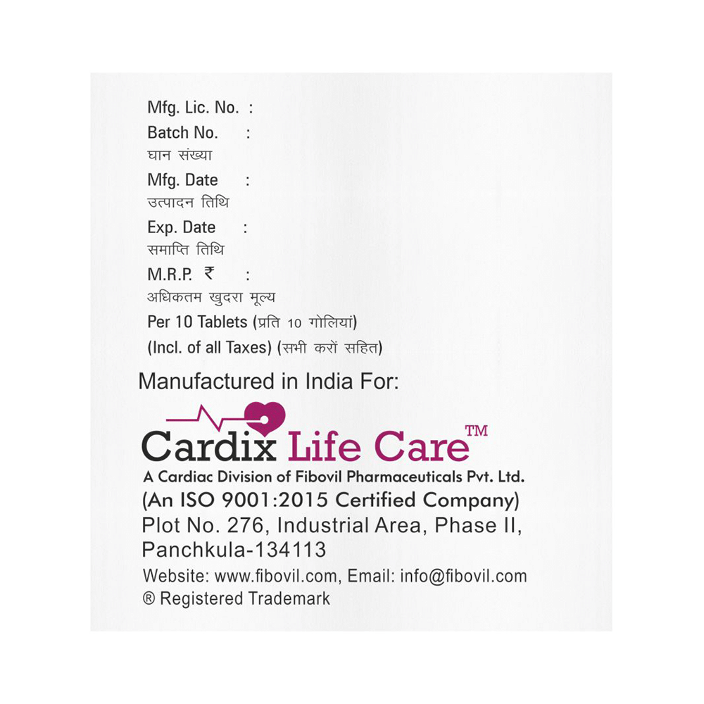 Cardcilin 20 Tablet - Image 3