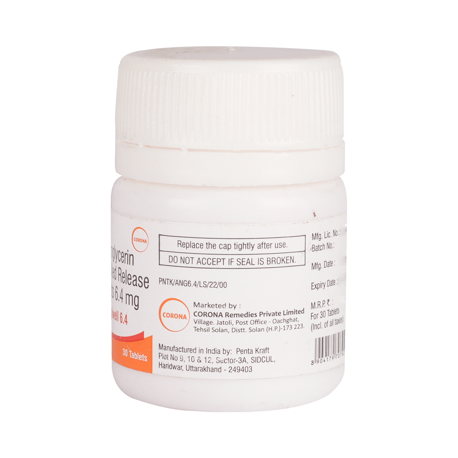 Angiwell 6.4mg Tablet - Image 3